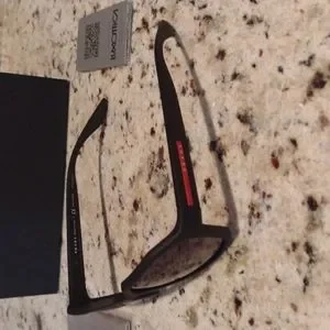 Prada | Accessories | Prada Polarized Sunglasses Matte Black  display picture 1
